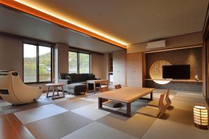 Setusvæði á Marukyu Ryokan