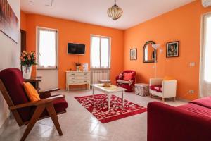 TV a/nebo společenská místnost v ubytování Margherita Guest House