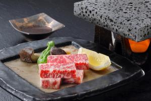 Matur á eða í nágrenni ryokan-hótelanna