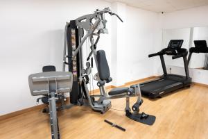 Posilňovňa alebo fitness centrum v ubytovaní FUN BUILDING PENTHOUSES by HOMEABOUT