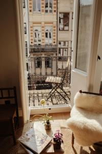 Posezení v ubytování Aplace Antwerp - marvellous hotel rooms - Oude koornmarkt 1
