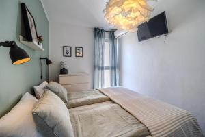 Posteľ alebo postele v izbe v ubytovaní Apartment Zest