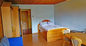 Ένα ή περισσότερα κρεβάτια σε δωμάτιο στο Apartment Haus Steigerbauer Top 29