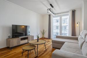 TV a/nebo společenská místnost v ubytování Nara by KAAMAH