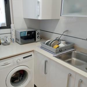 Кухня или мини-кухня в Apartamento Castellet1
