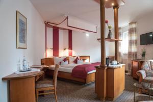 TV a/nebo společenská místnost v ubytování Hotel Chalet