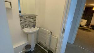 Koupelna v ubytování New Modern 3-Bed Home FREE Parki + 20 fotografií