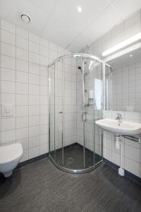 Koupelna v ubytování K7 Hotel Oslo