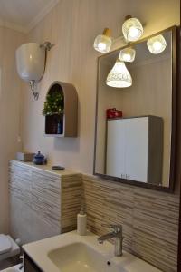 Koupelna v ubytování Casa vacanze alta Sabina-el pueblecito-oliveto