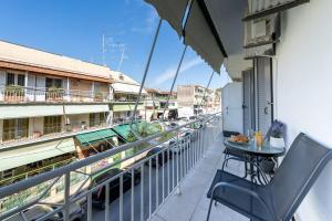 Balkón nebo terasa v ubytování Spiros Downtown Apartment