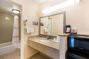 Bilik mandi di Econo Lodge North Washington