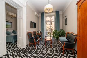Χώρος καθιστικού στο Hotel Senacki