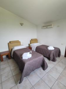 Postel nebo postele na pokoji v ubytování Agriturismo Terra dei Sassi