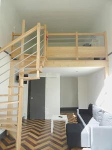 Postel nebo postele na pokoji v ubytování Pavillon Kalensa