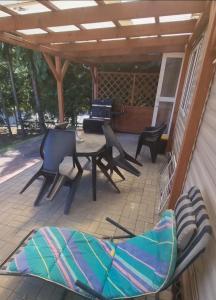 Joasia i Maciek BUNGALOWY的休息区