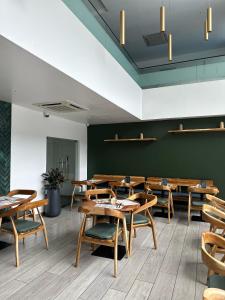 Posezení v ubytování Amber Suites at Embassy Gardens