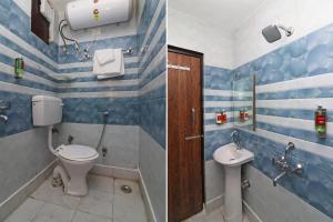 Koupelna v ubytování Super Hotel O Sathguru Residency Near New Ashok Nagar Metro Station