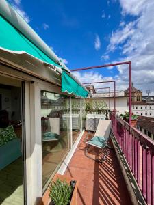 A balcony or terrace at Settesanti Vintage Attic
