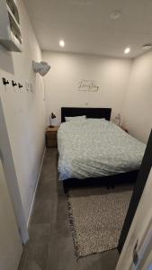 Postel nebo postele na pokoji v ubytování Haarle's kleine landhuis NR 1