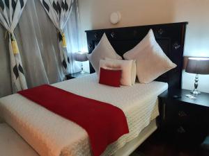 Postel nebo postele na pokoji v ubytování Emtec Farm Accommodation