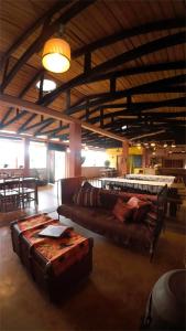 Posezení v ubytování Granja La Lechuza Ecolodge