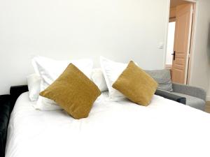 Katil atau katil-katil dalam bilik di Charming & Cozy Flat - Clichy