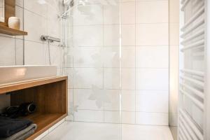 Kúpeľňa v ubytovaní Appartements Schwarzer Adler