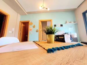 Llit o llits en una habitació de top apartment Airport Mohamed 5