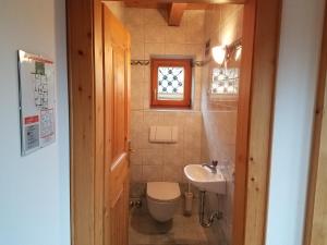 Koupelna v ubytování Chalet Mittersill