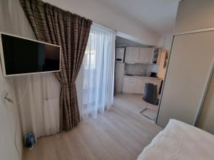 Μια τηλεόραση ή/και κέντρο ψυχαγωγίας στο Studio ANA SOLID RESIDENCE