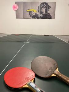 Kemudahan pingpong di APARTMENT KLAGENFURT Landhaus Wulfenia - with Free Parking, Sauna, Smart-TV and Air Conditioning atau berdekatan