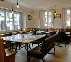 Posezení v ubytování Auberge de l’Union