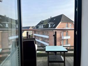 Μπαλκόνι ή βεράντα στο Appartementhaus Seemöwe Korallenmöwe