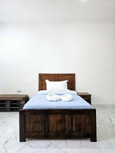 Ένα ή περισσότερα κρεβάτια σε δωμάτιο στο Hello Rafiki House - Stonetown