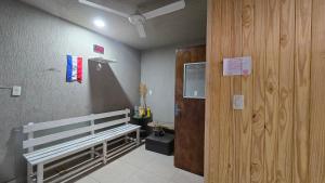 Rúm í herbergi á Hostal Fontana Di Luque
