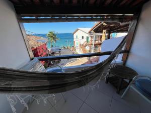 Balkón nebo terasa v ubytování Pousada Farol do Morro