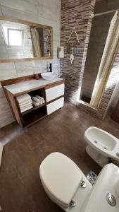 Koupelna v ubytování CASA PRANA Quequén