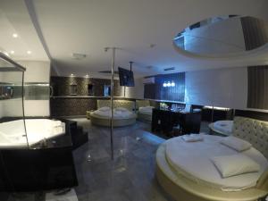 Posezení v ubytování Motel Glamour