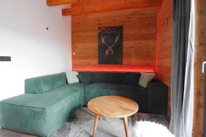 Χώρος καθιστικού στο Alte Försterei - Luxus-Fewo JÄGERHEIM mit Pool & Sauna