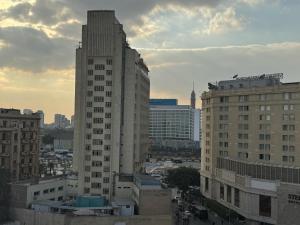 Vista generica su Il Cairo o vista sulla città dall'interno dell'ostello