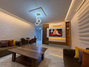 Posezení v ubytování Appartement internationale