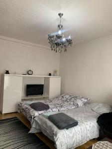 Postel nebo postele na pokoji v ubytování Ralin Apart