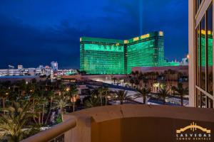 Almennt útsýni yfir borgina Las Vegas eða útsýni yfir borgina eins og það er í sumarhúsinu
