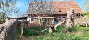 Zahrada ubytování Kunstwerk Usedom & Fahrradherberge