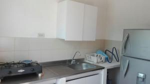 Dapur atau dapur kecil di Cabaña 2 en la mejor playa de Coveñas