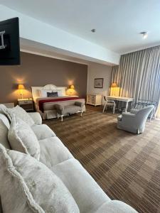Posezení v ubytování Hotel Roraima Inn