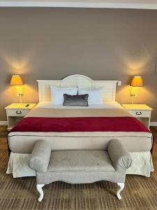 Voodi või voodid majutusasutuse Hotel Roraima Inn toas