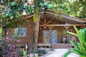Vonkajšia záhrada v ubytovaní Boho lodge Montezuma l&l