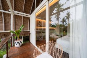Balkón nebo terasa v ubytování Hotel Lumi Gili Trawangan