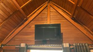 TV a/nebo společenská místnost v ubytování D sabin cottage